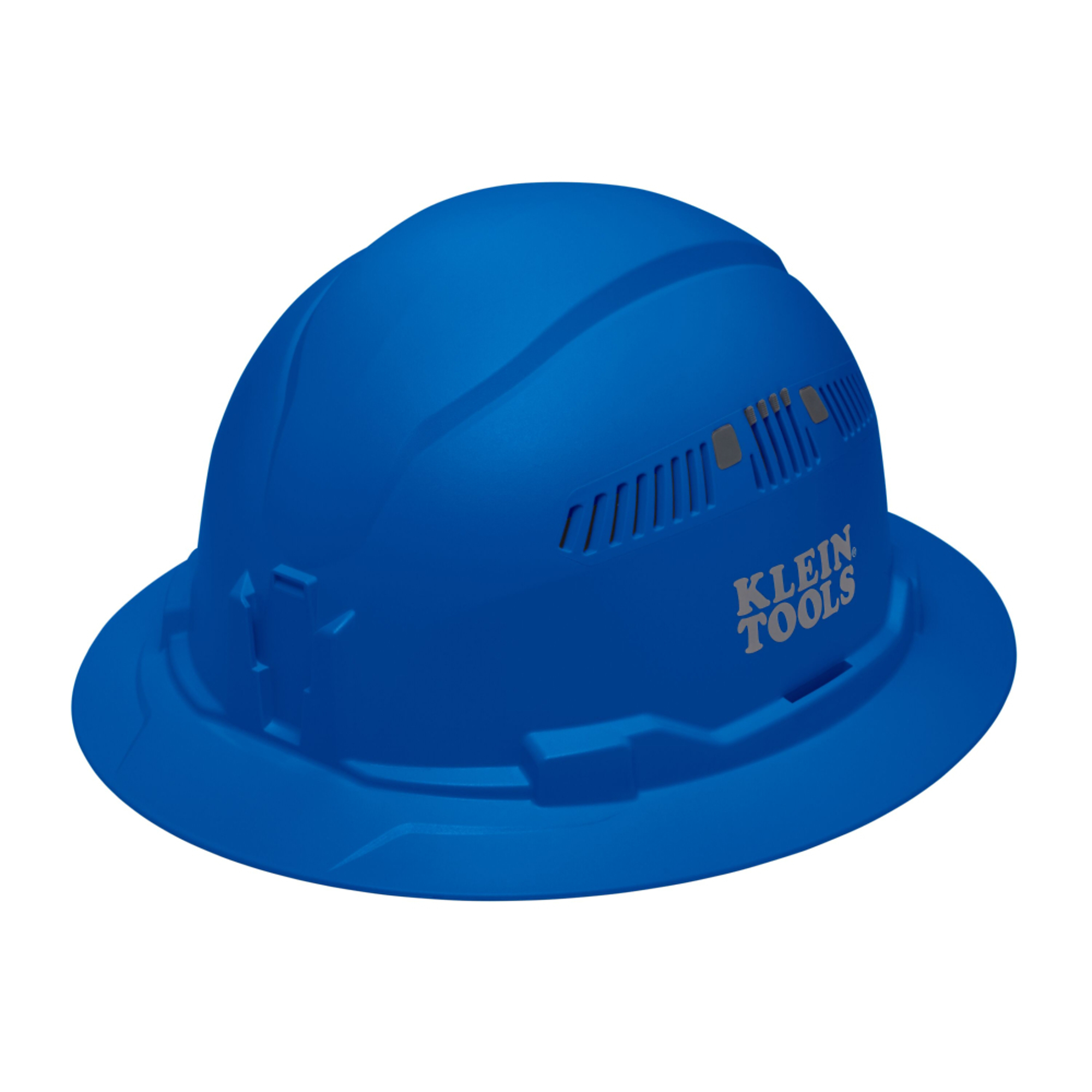 Hard Hat, Vented, Full Brim Style, Blue, Klein Tools Model# 60871BR